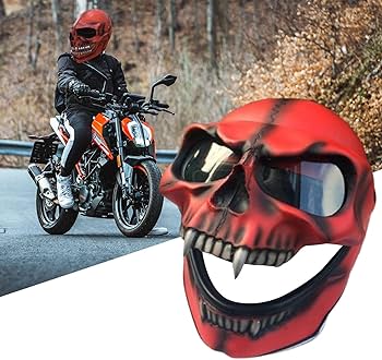 Amazon.co.jp: ゴーストライダースカルヘルメット,スカルバイク